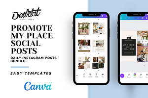 Daily Instagram Post Bundle Template