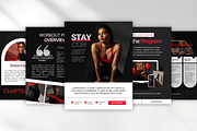 Fitness Coach Ebook Template Canva, a Magazine Template by DigiPax (Thumbnail 7 of 11)