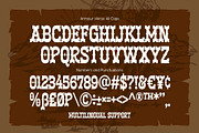 Armour Horse - Bold Western Display, a Slab Serif Font by Arterfak Project (Thumbnail 11 of 11)