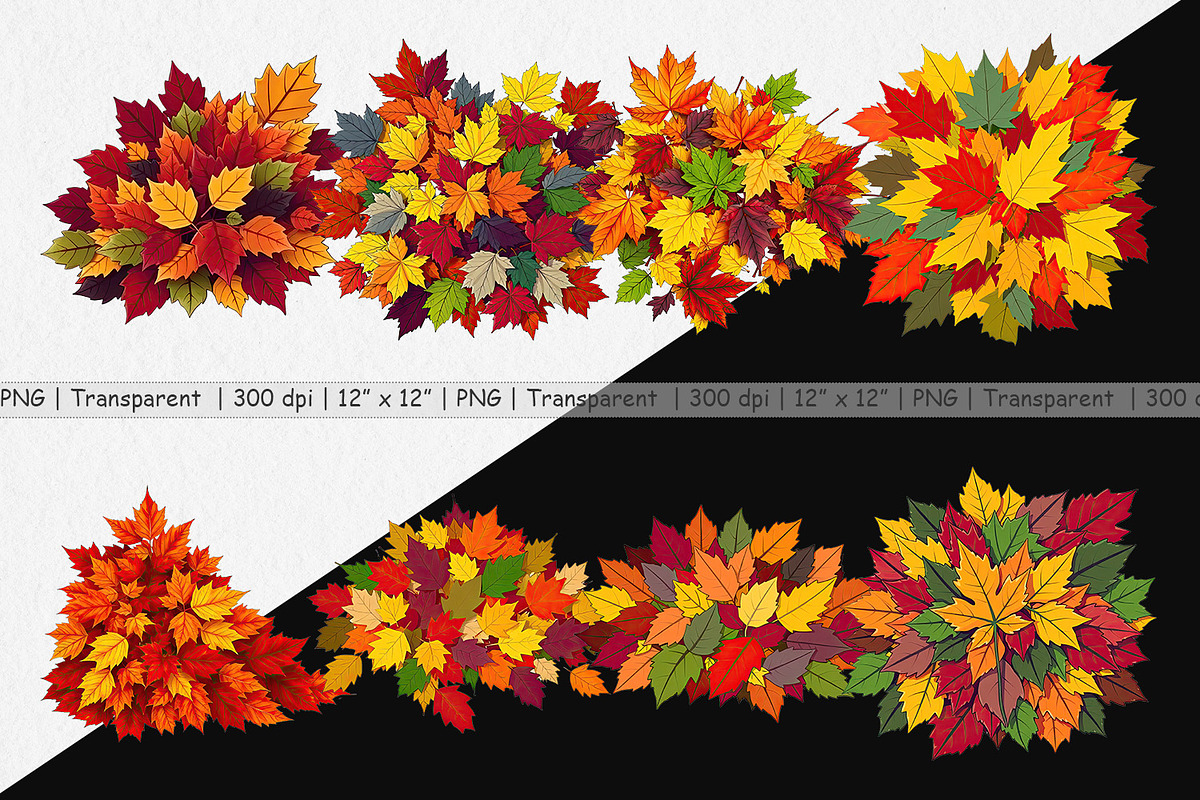 Autumn Leaves Clipart, a Graphic by Artnoy (Photo 2 of 5)