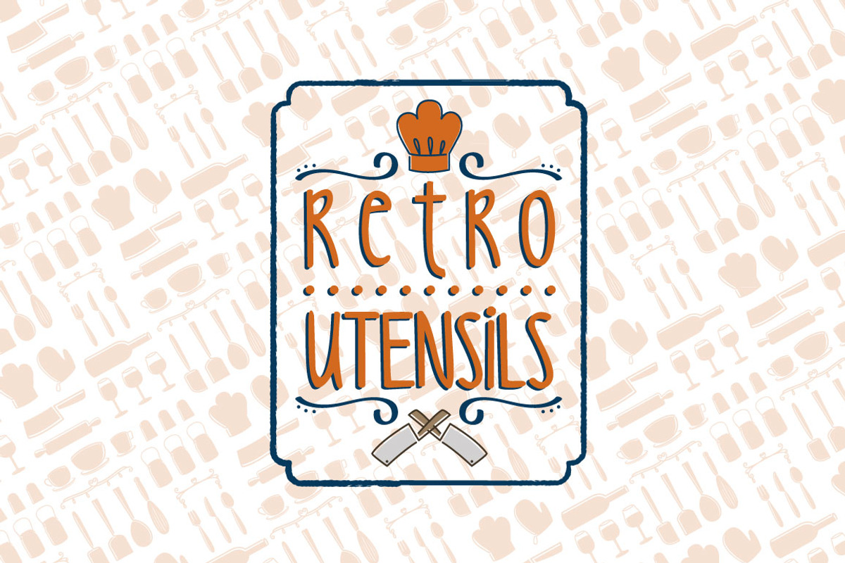 Retro Utensils, a Food Illustration by SasiHouse (Photo 1 of 4)