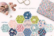 Sweet meadow patterns, a Pattern Graphic by Cozy pattern shop (Thumbnail 3 of 8)
