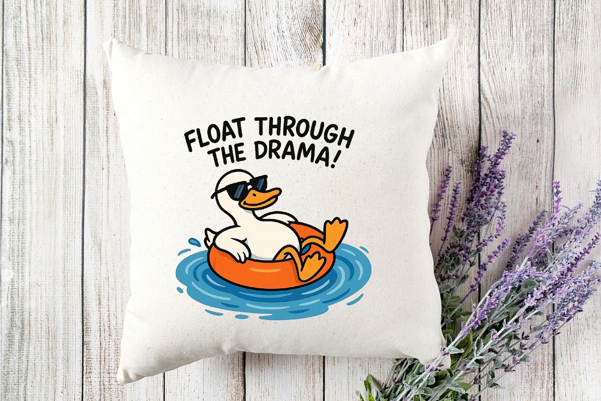 Funny Goose Embroidery PNG, an Illustration by Designking (Photo 3 of 4)