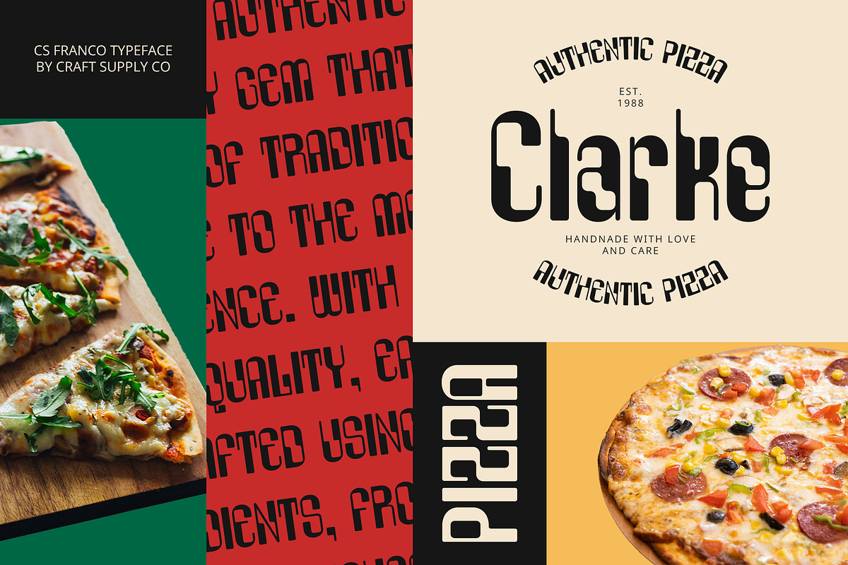 CS Franco – Display Font, a Sans Serif Font by Craft Supply Co. (Photo 2 of 8)