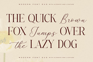 Adoretta Holland Font Duo