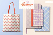 Folk Embroidery. Seamless Patterns, a Pattern Graphic by oxygen_8 (Thumbnail 6 of 12)