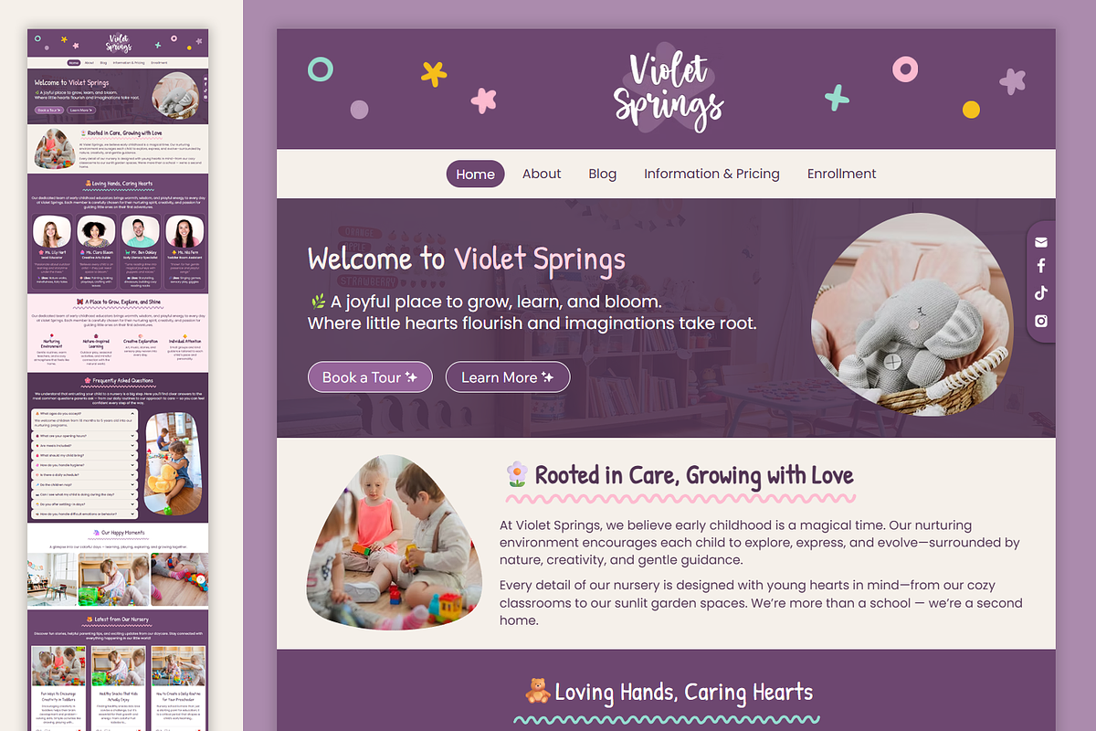 Nursery and Preschool Website, a Wix Template by Kitteeh (Photo 9 of 12)