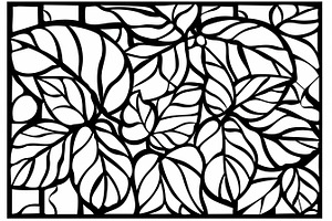 Botanical Leaf Laser Cut Bundle, an Illustration by Creativeshirt