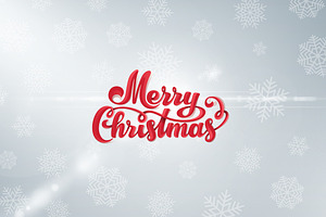 Merry Christmas Card Design Template