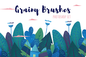 Grainy Brushes For Photoshop