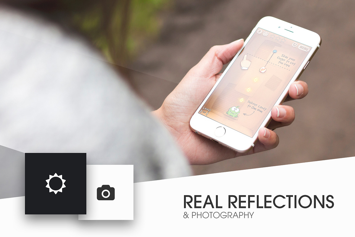 iPhone 6S Outdoor Mock-Ups, an iPhone Mockup by Lucas Alexander (Photo 2 of 5)
