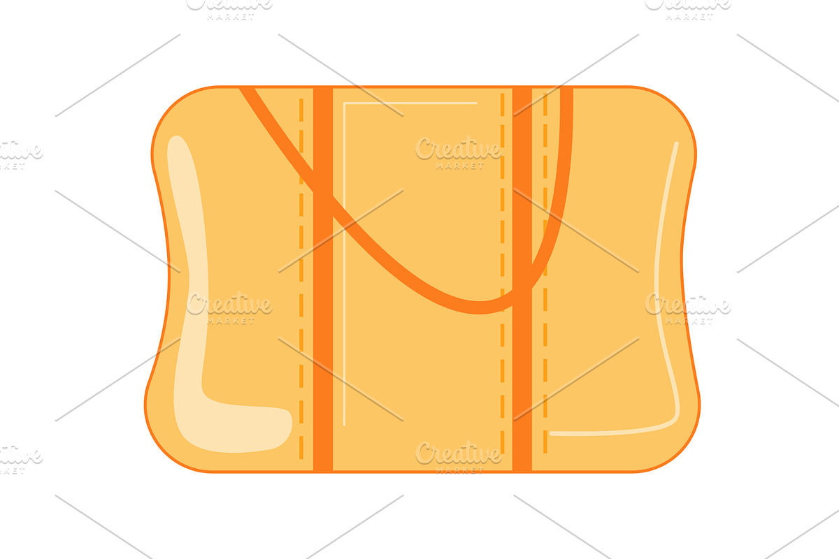 Baby bag icon vector flat, an Object Illustration by vectorpointstudio