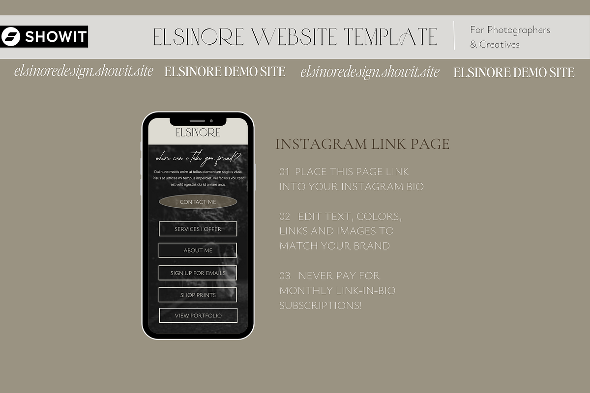 Elsinore | Showit Website Template, a Websites & App Template by Studio Annie Louise (Photo 7 of 8)