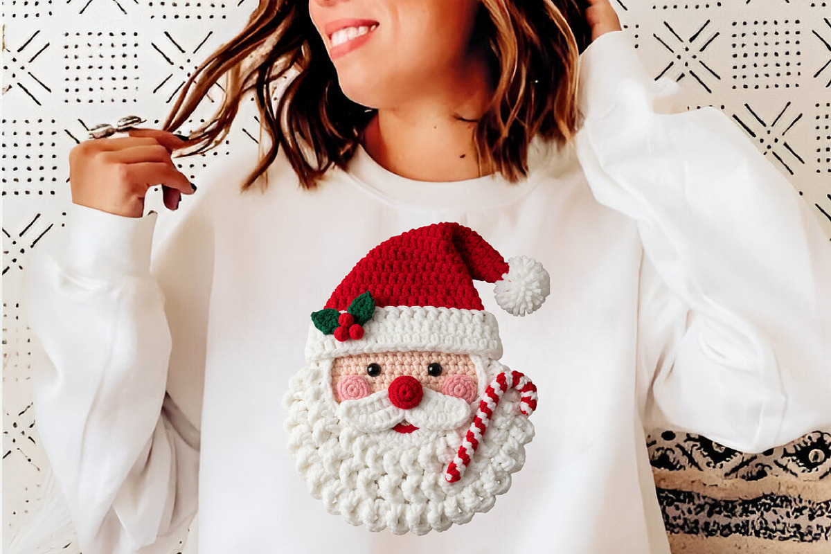 Crochet Yarn Christmas Png Santa, an Illustration by SinaCreation (Photo 5 of 7)