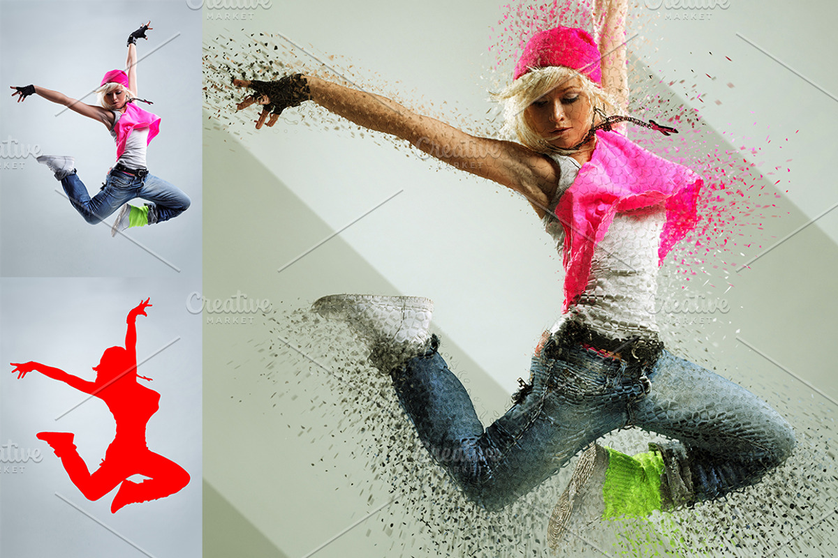 Break Apart Photoshop Action, an Action Add-On by GrafxFun (Photo 5 of 5)
