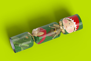 Christmas Cracker Mockup