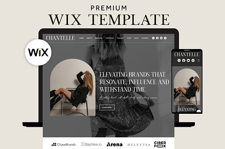 Premium Life Coach Wix Template