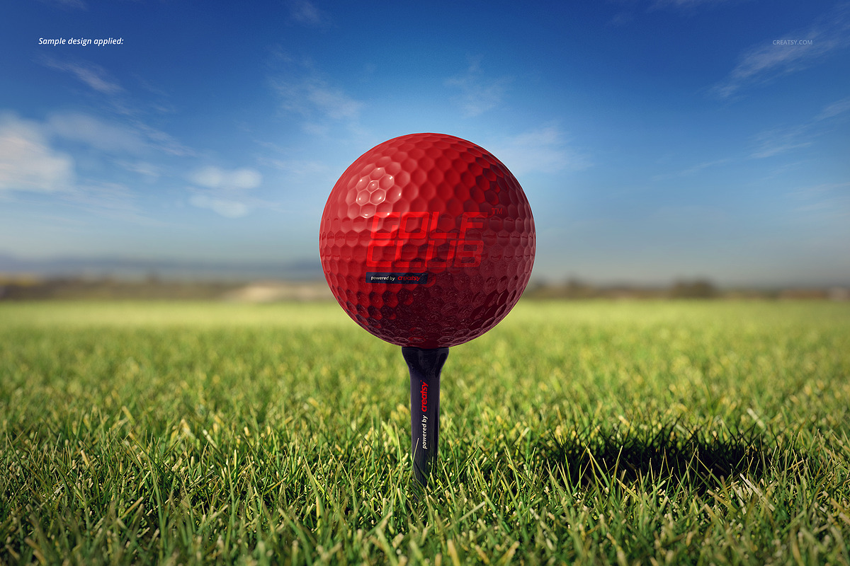 Golf Ball & Accessories Mockup Set, a Merchandise Mockup by creatsy5 (Photo 14 of 17)