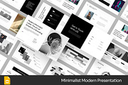 Minimalist Modern GSLides,PPoint, a Presentation Template by Fit-tee (Thumbnail 1 of 2)