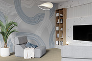 Wallpaper mockup Luxury living room, a Household Mockup by Hunny Badger (Thumbnail 2 of 6)