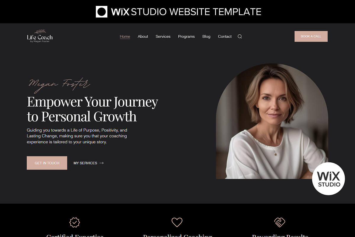Wix Studio Template for Coaches