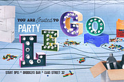 Marquee Light Bulbs 2 - Chaos, a Background Graphic by TVartworks (Thumbnail 3 of 18)