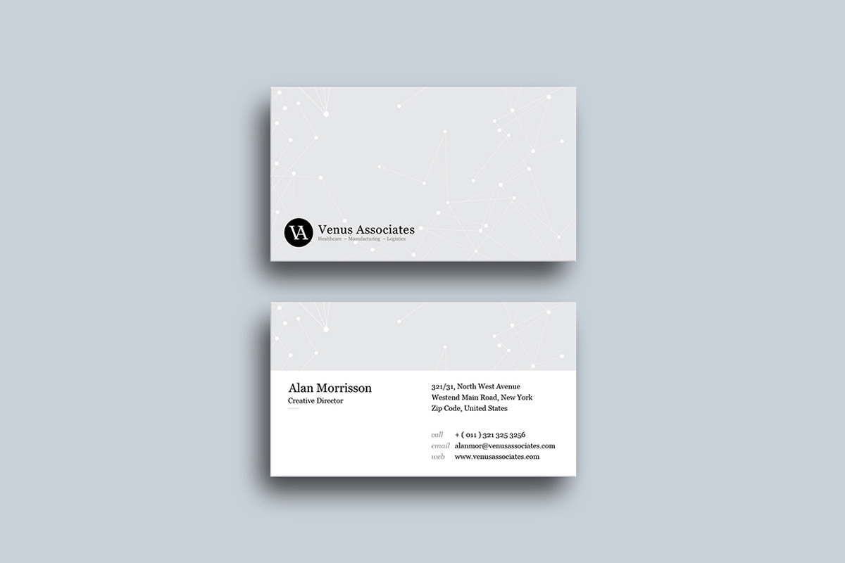 30 Minimal Business Cards Bundle, a Business Card Template by GraphicsEgg (Photo 23 of 32)