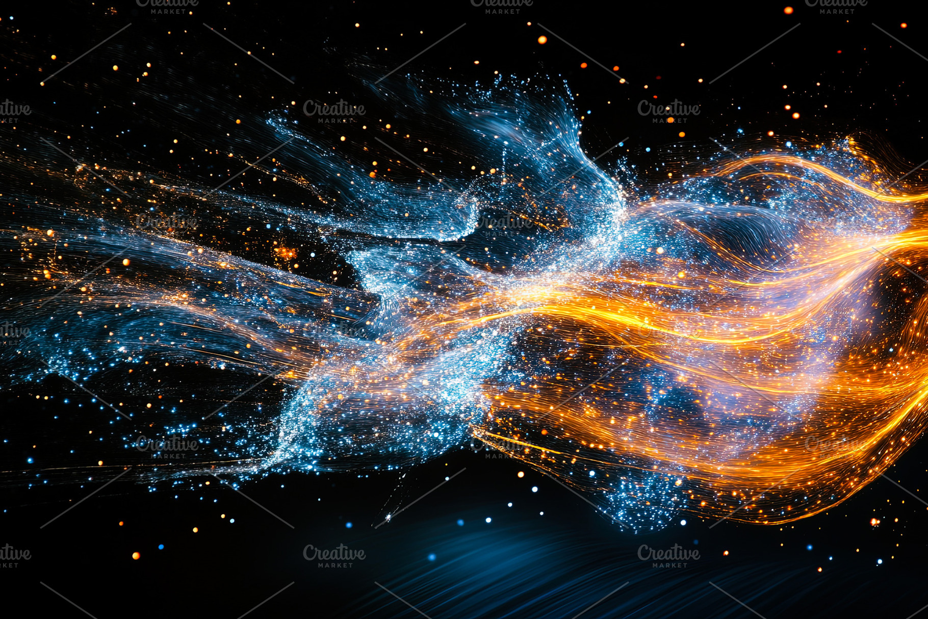 Abstract Energy Flow, an Abstract Photo by Ales Munt