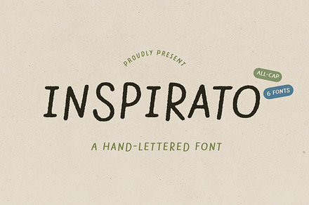 INSPIRATO | Handwritten Font Family, a Handwritten Font by type peace