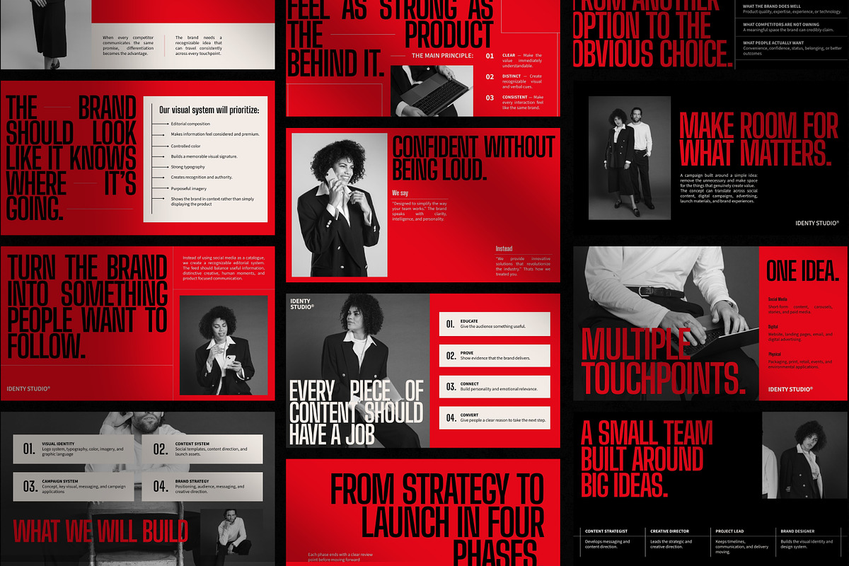 Creative Agency Pitch Deck Template, a Presentation Template by Identy Studio (Photo 3 of 7)