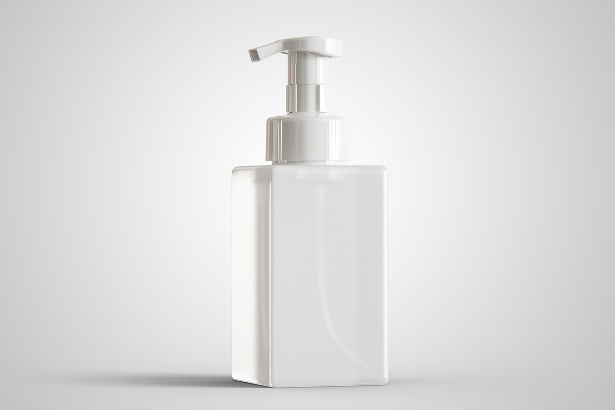 Soap Dispenser Square Bottle Mockup, a Packaging Mockup by Muhazdinata (Photo 16 of 18)