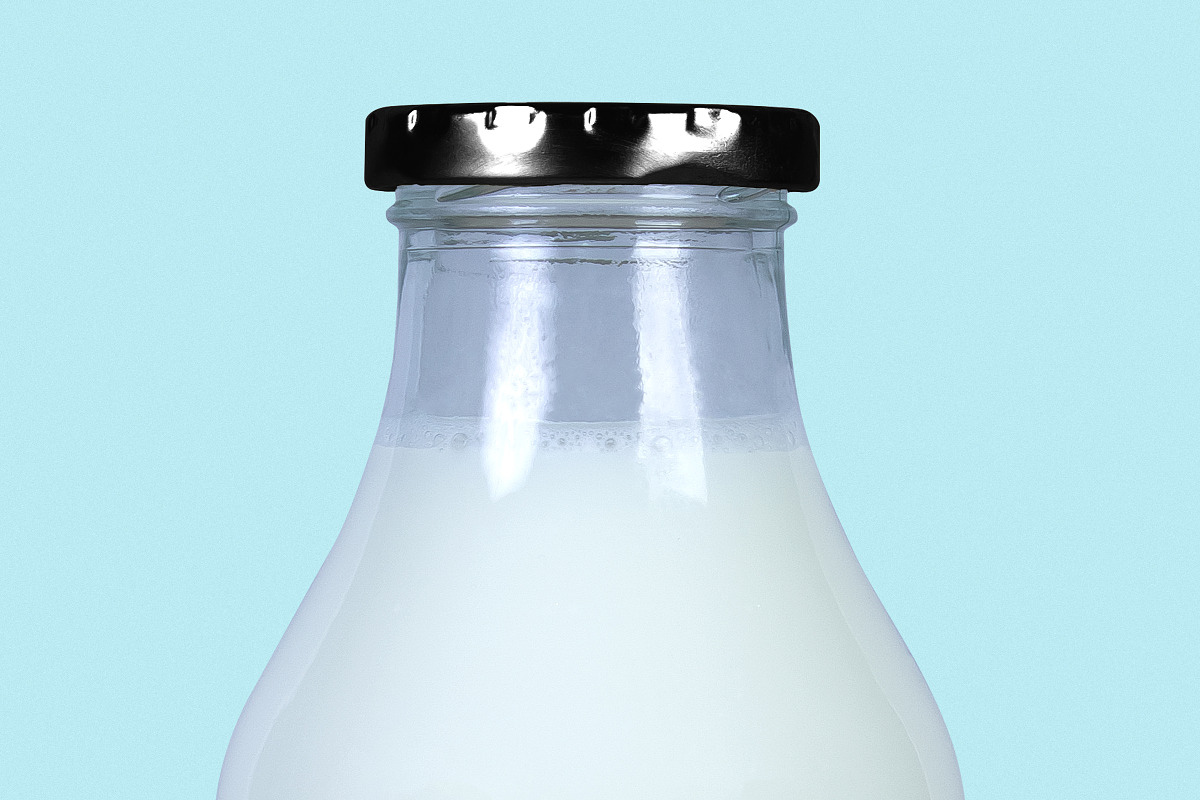 Milk - Bottle mockup, a Packaging Mockup by Makestudio (Photo 5 of 10)