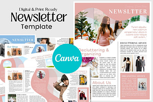 Canva Newsletter Template Fashion