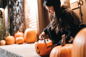 Young girl in a Halloween costume, a Holiday Photo by MistyDay