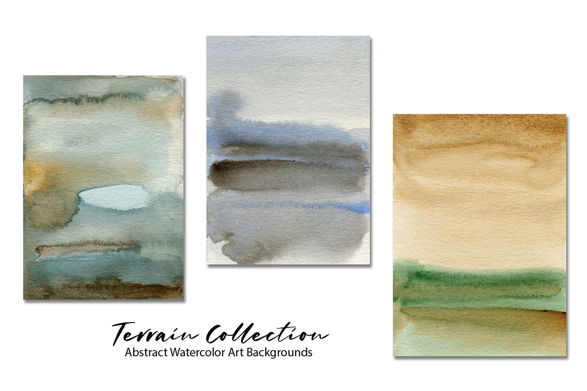 Terrain Watercolor Abstract Textures, a Texture Graphic by Marmoris.Arts (Photo 10 of 20)