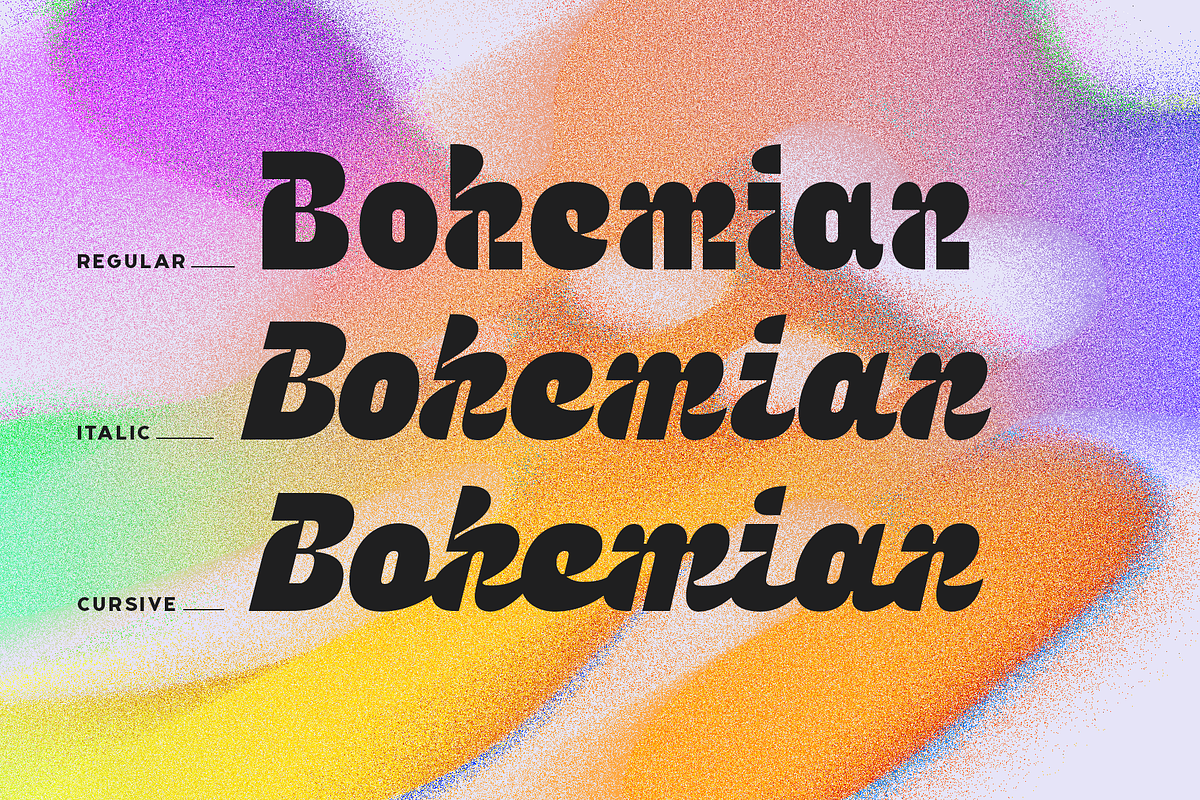 Retro Communia | 70s Typeface, a Script Font by Ayca Atalay (Photo 6 of 8)