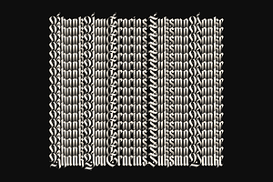 Wild Gothic - Blackletter Font