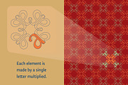 Winter Holidays Joy Collection, a Pattern Graphic by Type Art Crafters (Thumbnail 6 of 15)