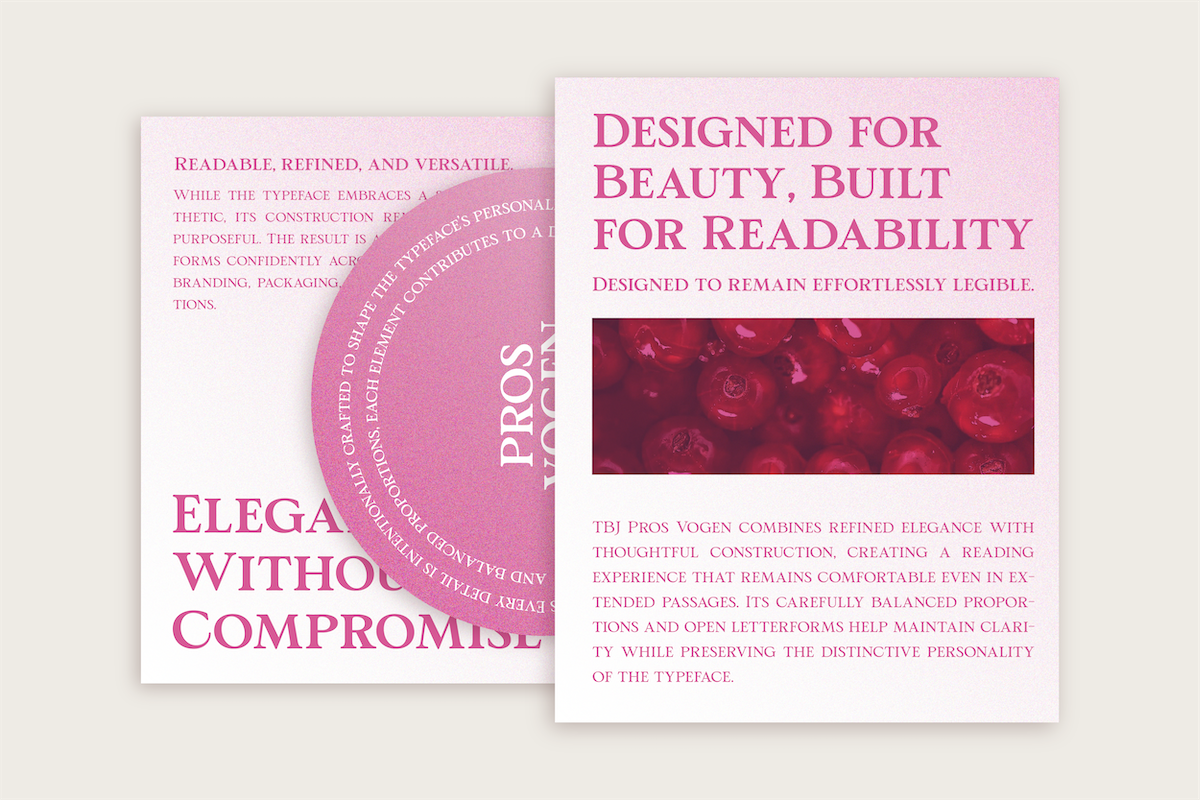 TBJ Pros Vogen Luxury Modern Serif, a Serif Font by Taboja Studio (Photo 7 of 15)