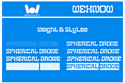 Spherical Drone font, a Font by weknow (Thumbnail 7 of 8)