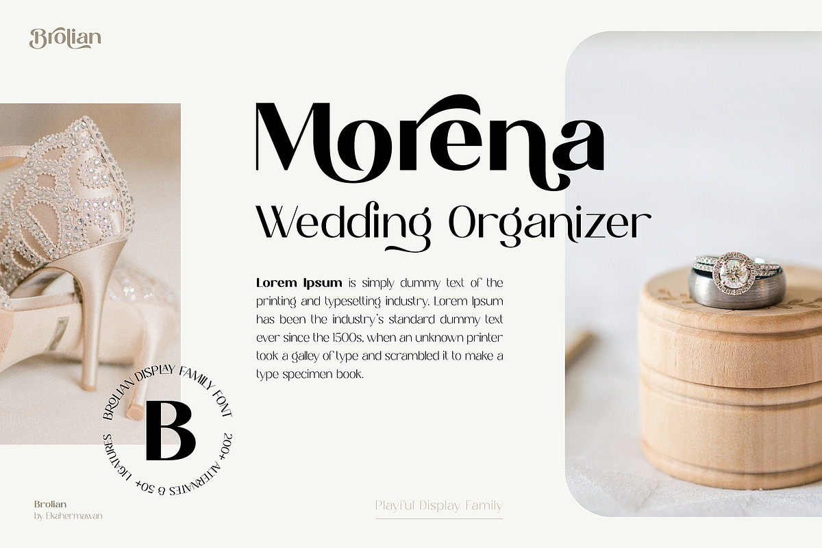 Brolian - Elegant Sans Serif Font, a Sans Serif Font by Ekahermawan (Photo 5 of 12)