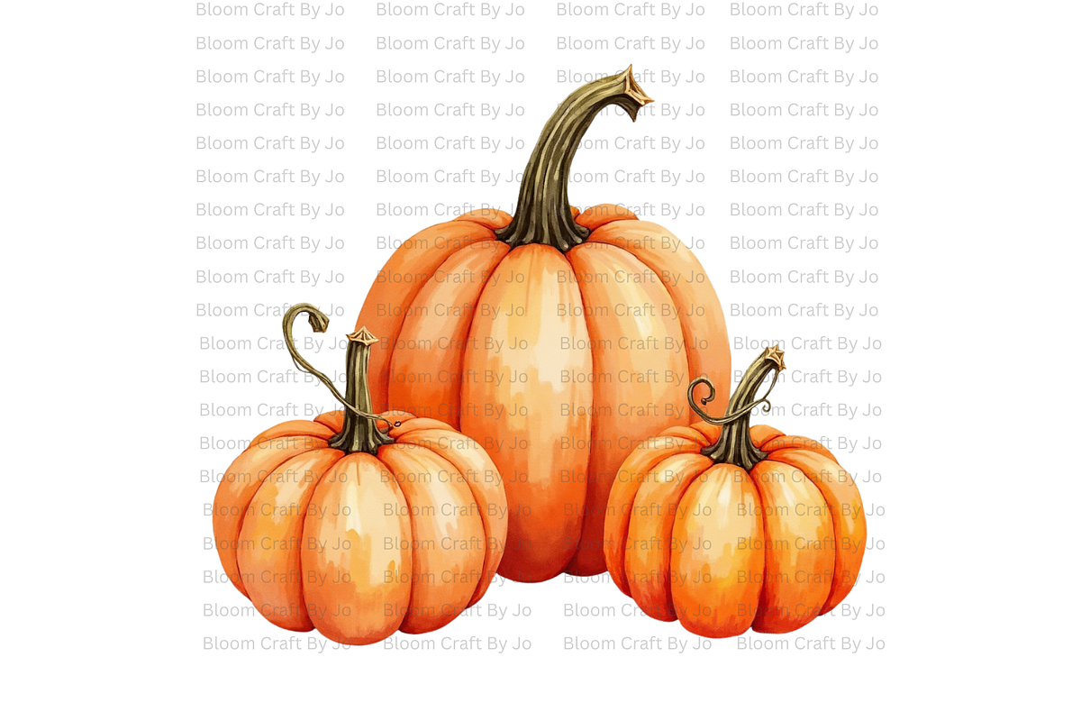 Dusty Orange Pumpkins, a Decorative Illustration by Bloom Craft Creations (Photo 6 of 12)