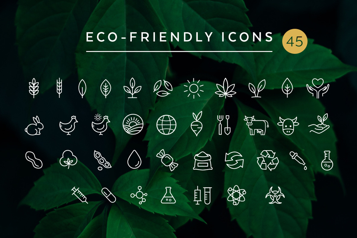 Eco-Friendly Logo & Icon Bundle, an Animal Illustration by S K Y B O X (Photo 5 of 10)