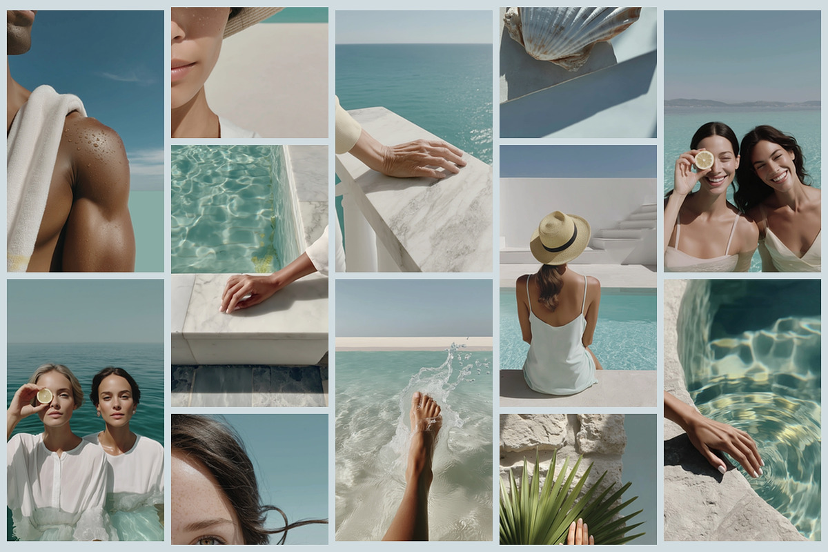 Coastal Lifestyle Backgrounds, a Holiday Photo by AI Petr Creative Agency (Photo 3 of 7)