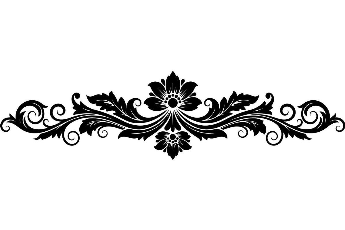Vintage Floral Divider Bundle, a Decorative Illustration by Designer_Momina (Photo 20 of 21)