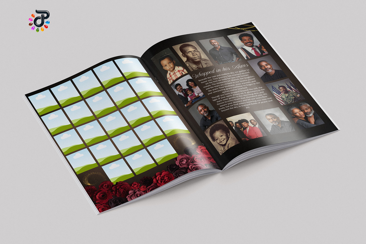 Elegant Canva Obituary Template, a Brochure Template by Protech Design ENT (Photo 7 of 9)