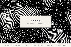 Sandy Seamless Pattern, a Pattern Graphic by Curly_Pat