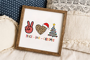 Peace Love Christmas Sublimation Des, an Illustration by Libby Wishes (Thumbnail 4 of 8)
