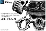 Motorcycle Club Skull Collections, an Illustration by XXX (Thumbnail 1 of 2)