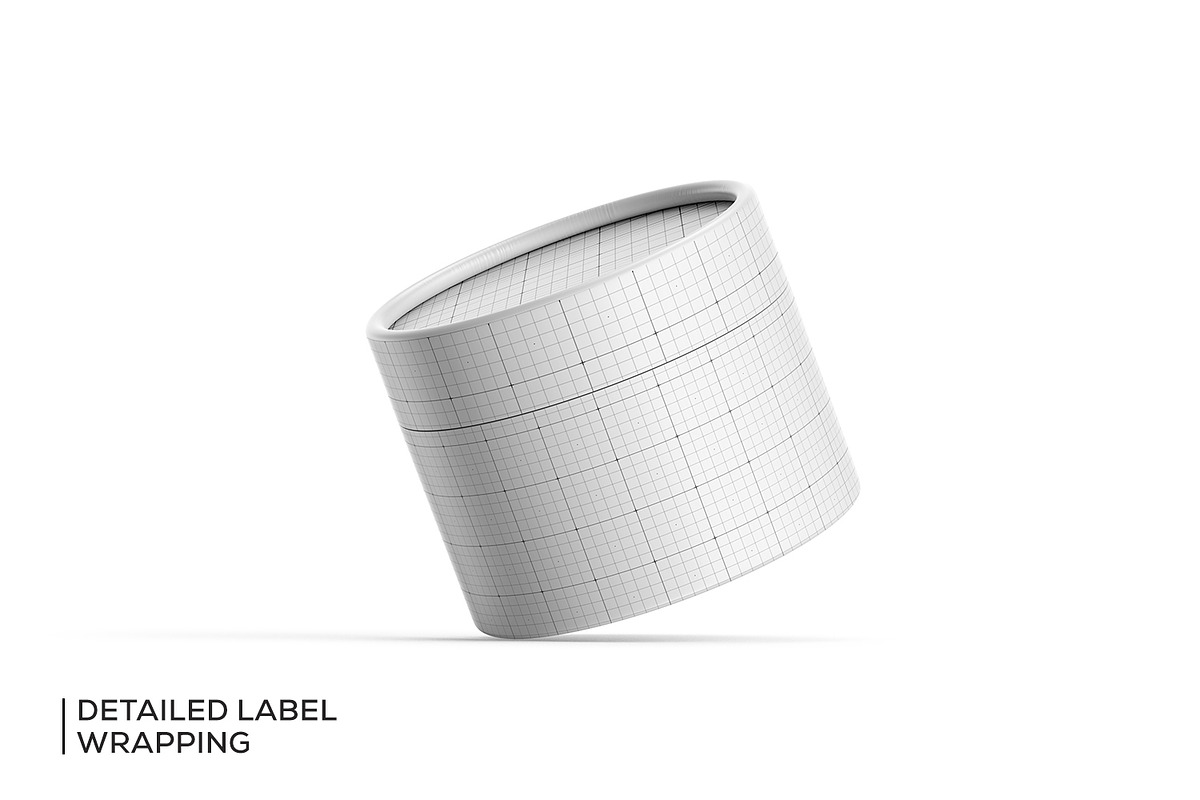 Cylindrical Paper Tube Mockup, a Packaging Mockup by Ram Studio LLC (Photo 8 of 13)